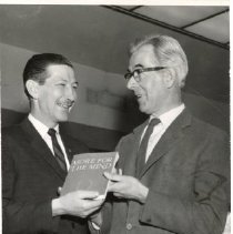 Reg Bradley and an Unidentified Man